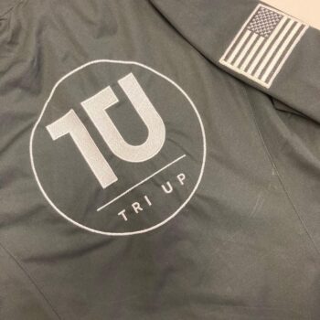 Tri Up - Embroidered Jacket Back and Sleeve Logos
