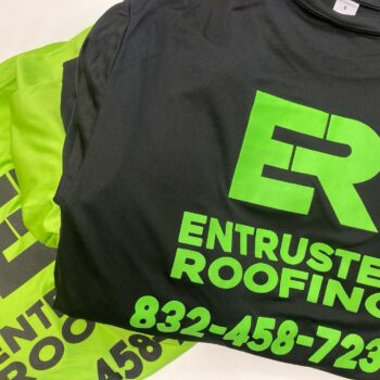 Entrusted Roofing- Screen printed shirts