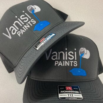 Vanisi Paints - Embroidered Richardson - Adjustable Snapback Trucker Cap - 112