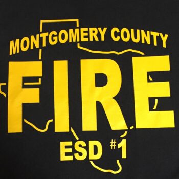 Montgomery County ESD 1- Screen printed shirts
