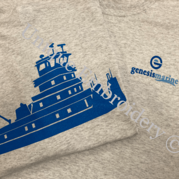 Genesis Marine- Screen printed t-shirts